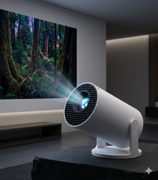 Smart Projector — 8K Android 14, Dual WiFi6, 290 ANSI