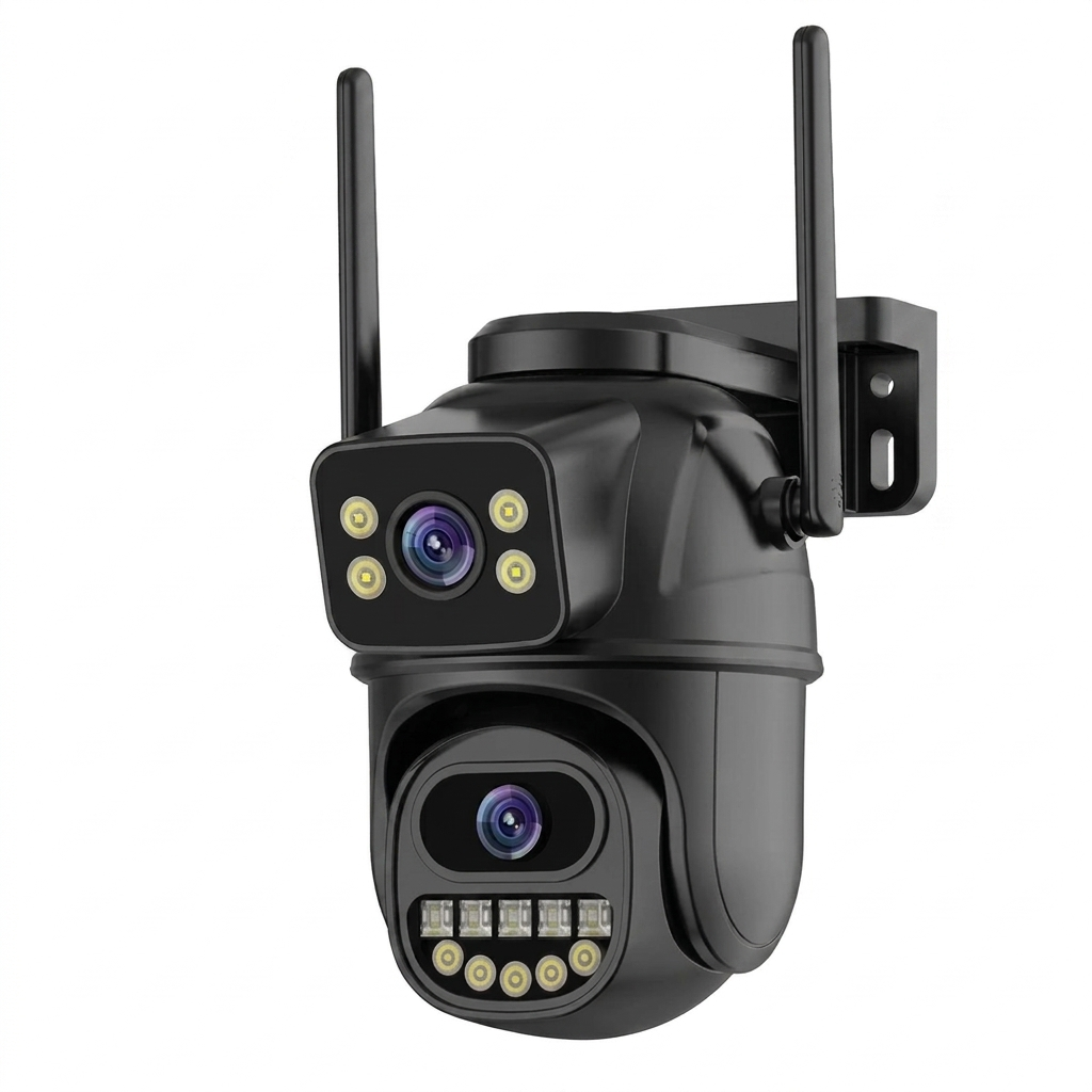 Security Camera - Dual Lens AI Tracking 4K WiFi