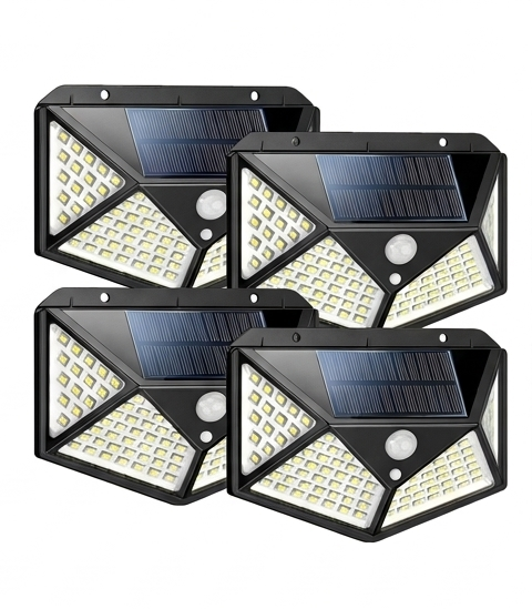 Full Perimeter Protection — Solar Wall Lights 4-Pack